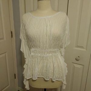 Boho free people flowy blouse NWT